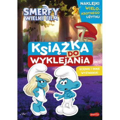 Smerfy. Wielki Film. Książka do wyklejania | Polska Półka