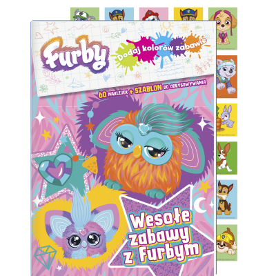 Wesołe zabawy z Furbym. Furby. Dodaj kolorów zabawie | Polska Półka
