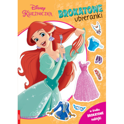 Disney księżniczka Brokatowe ubieranki SDLB-9104 | Polska Półka