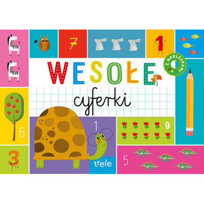 Wesołe cyferki. Blok z tekturą | Polska Półka