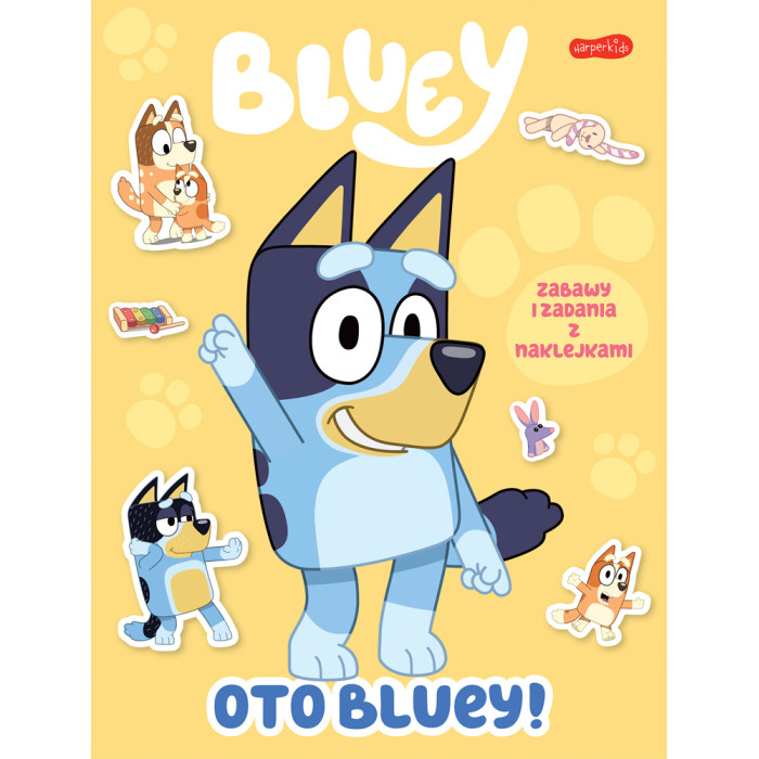 Oto Bluey! Bluey. Zabawy i zadania z naklejkami | Polska Półka