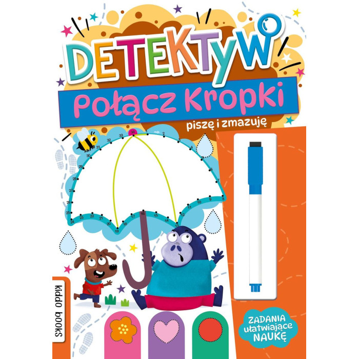 Detektyw. Połącz kropki. Piszę i zmazuję | Polska Półka