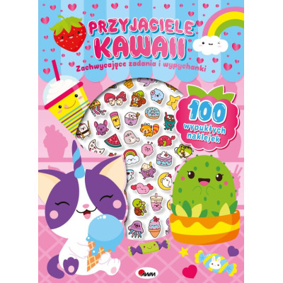 Przyjaciele kawaii. 100 wypukłych naklejek | Polska Półka