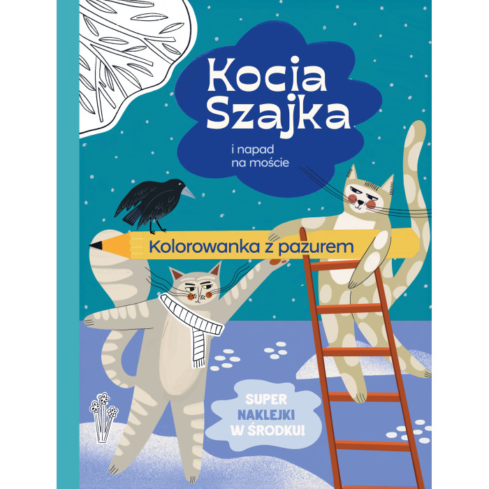 Kocia Szajka i napad na moście. Kolorowanka z pazurem | Polska Półka