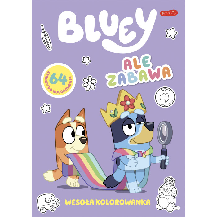 Ale zabawa. Bluey. Wesoła kolorowanka | Polska Półka