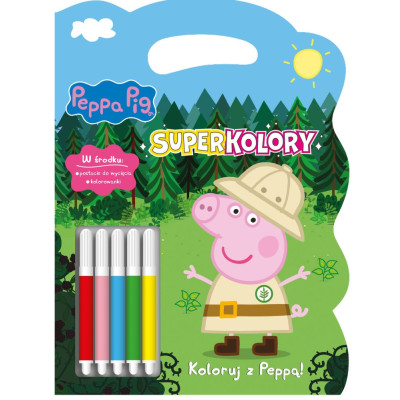 Koloruj z Peppą! Świnka Peppa. SuperKolory | Polska Półka
