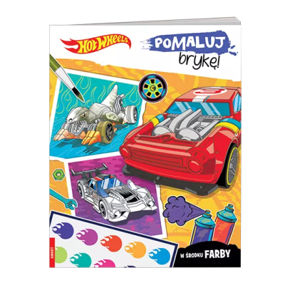 Hot Wheels Pomaluj brykę! MAK-1601 | Polska Półka