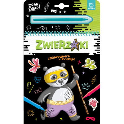 Zwierzaki. Zdrapywanka z rysikiem | Polska Półka