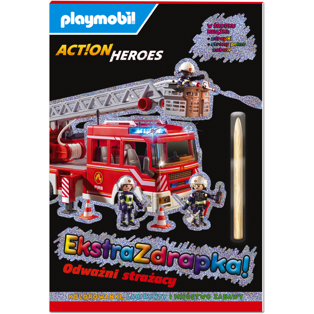 Odważni strażacy. Playmobil Action Heroes. Ekstrazdrapka | Polska Półka