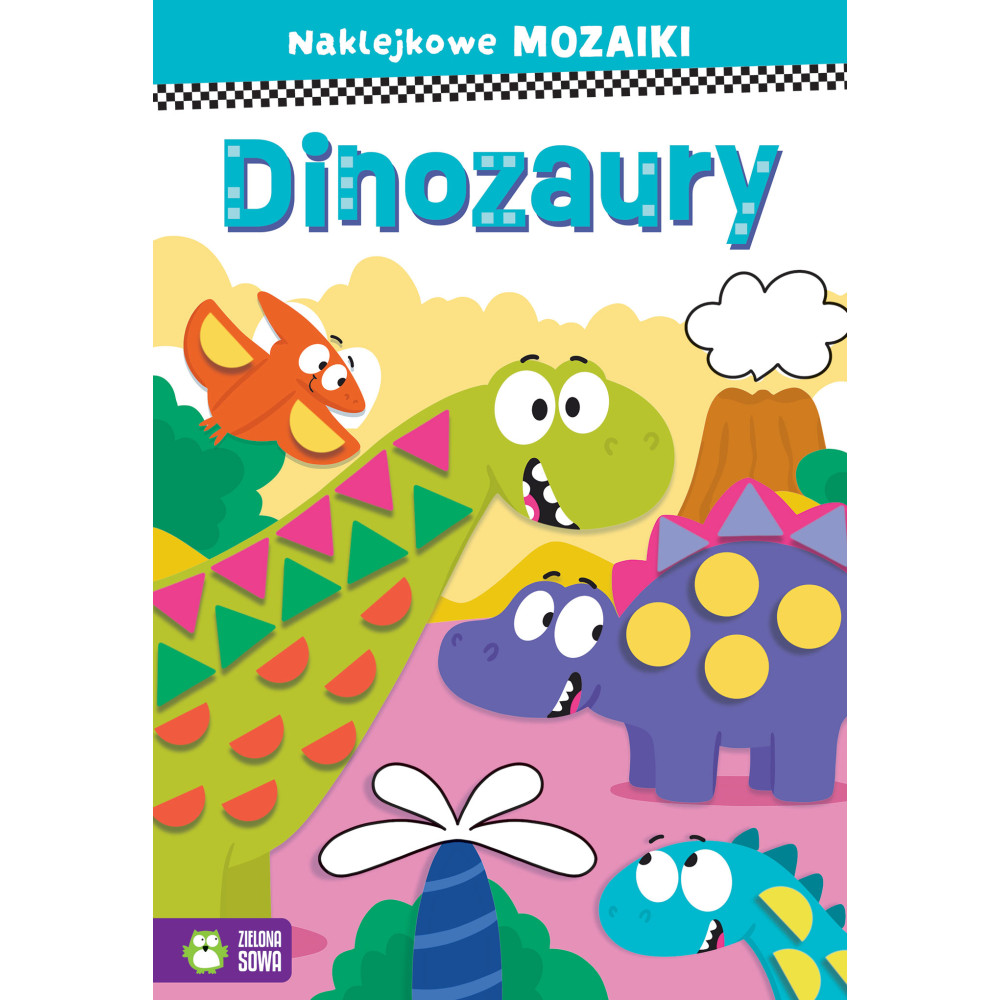 Dinozaury. Naklejkowe mozaiki | Polska Półka