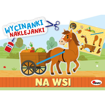 Na wsi. Wycinanki naklejanki | Polska Półka