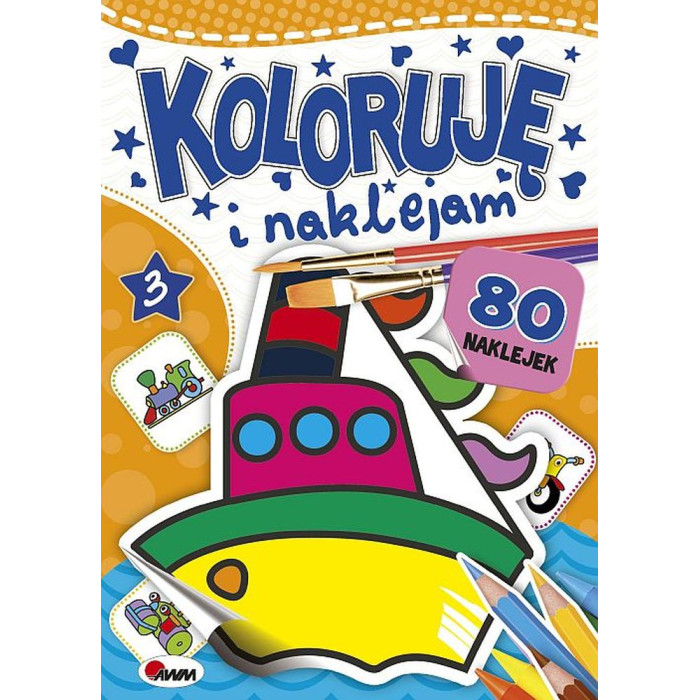 Koloruję i naklejam 3 | Polska Półka
