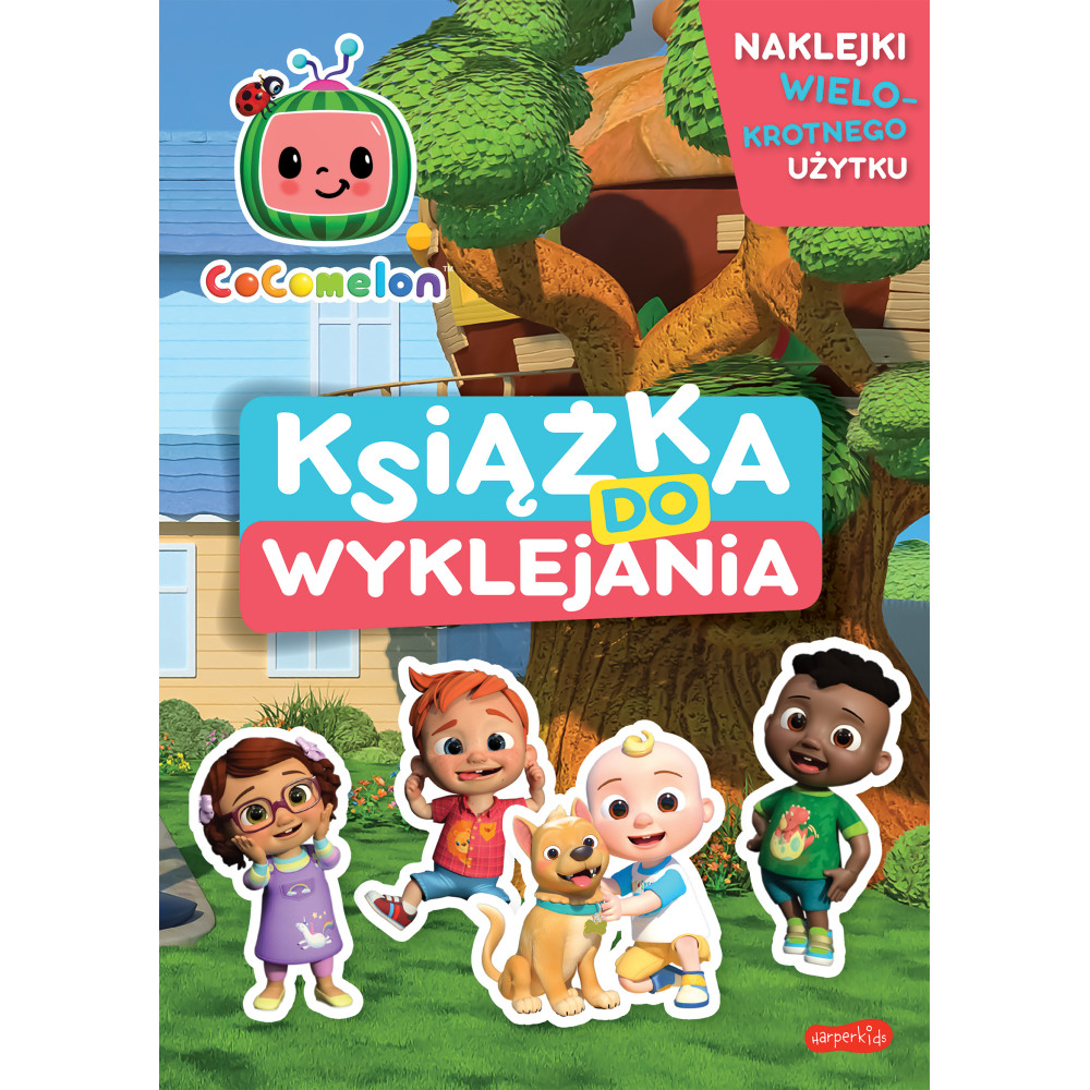 Cocomelon. Książka do wyklejania | Polska Półka