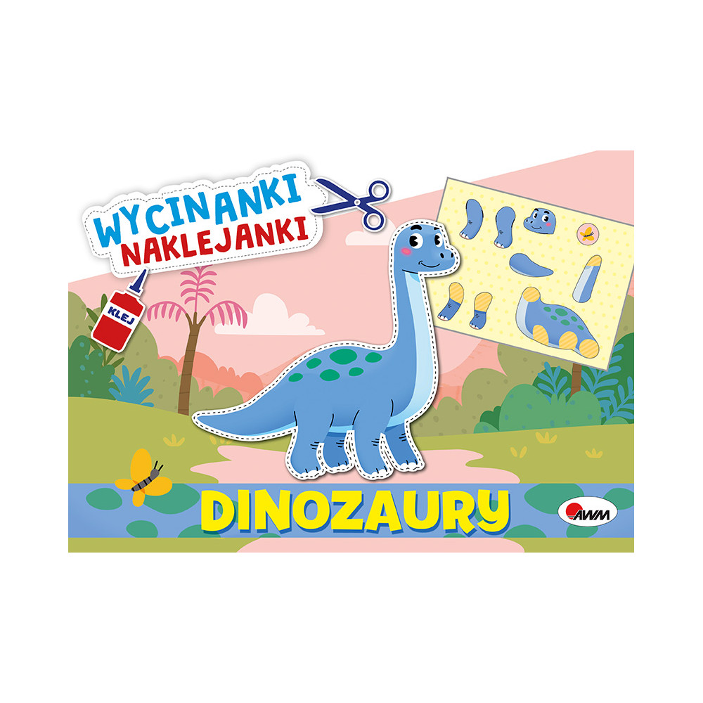 Dinozaury. Wycinanki naklejanki | Polska Półka