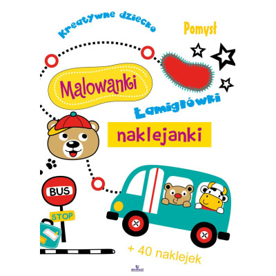 Malowanki naklejanki. Kreatywne dziecko | Polska Półka