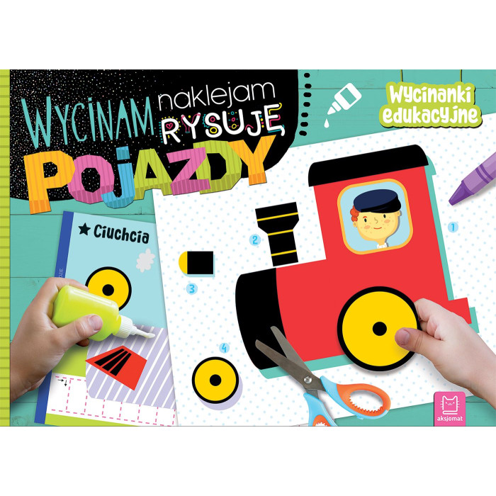 Pojazdy. Wycinam, naklejam, rysuję. Wycinanki edukacyjne | Polska Półka
