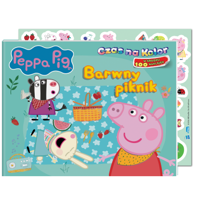 Barwny piknik. Świnka Peppa. Czas na kolor | Polska Półka