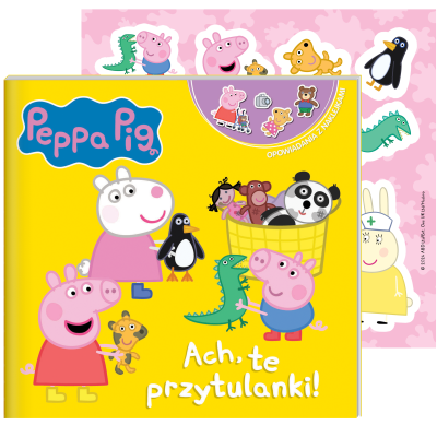 Ach, te przytulanki! Świnka Peppa. Opowiadania z naklejkami | Polska Półka