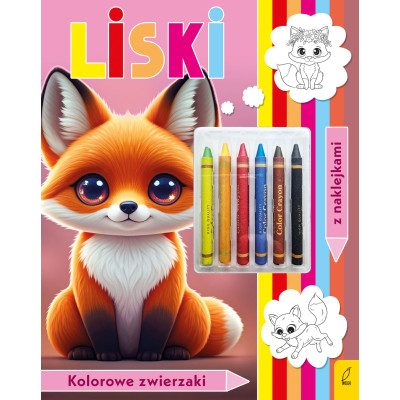 Liski. Kolorowanka z kredkami | Polska Półka