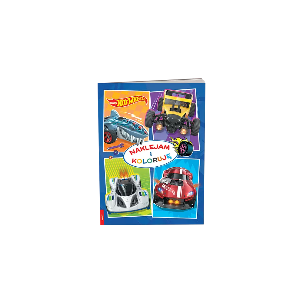 Hot Wheels Naklejam i koloruję NAK-1601 | Polska Półka