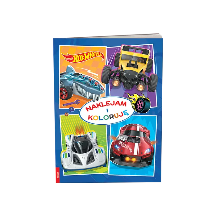 Hot Wheels Naklejam i koloruję NAK-1601 | Polska Półka