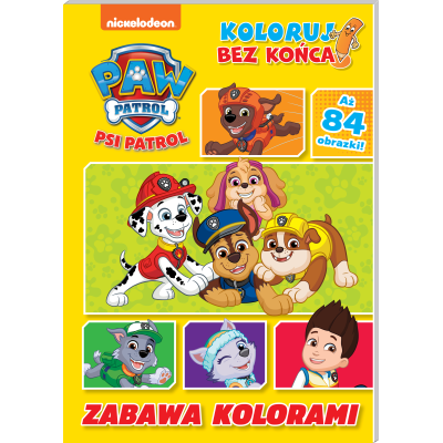Zabawa kolorami. Psi Patrol. Koloruj bez końca! | Polska Półka