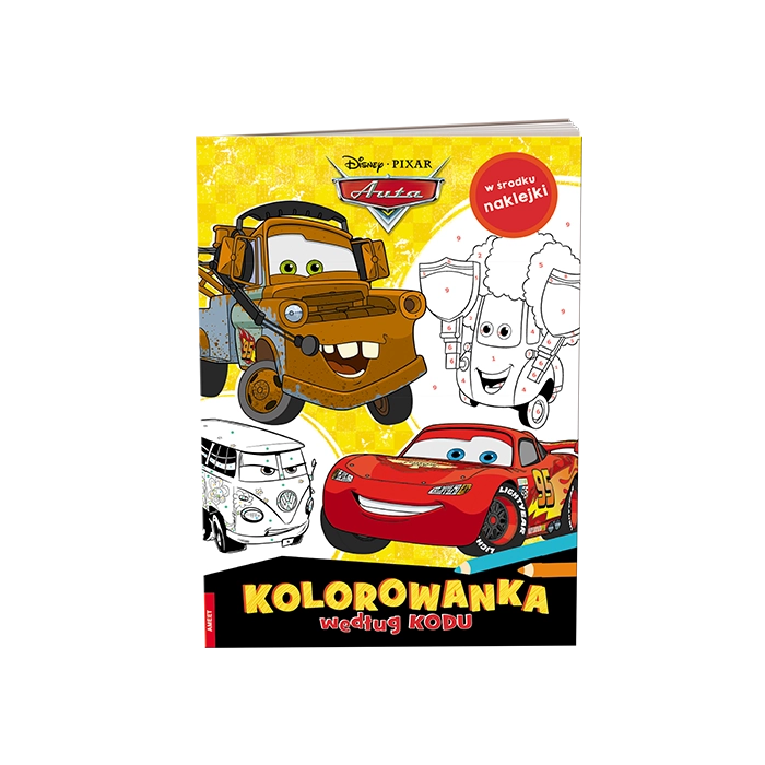 Disney Pixar Auta Kolorowanka według kodu KKO-9108 | Polska Półka