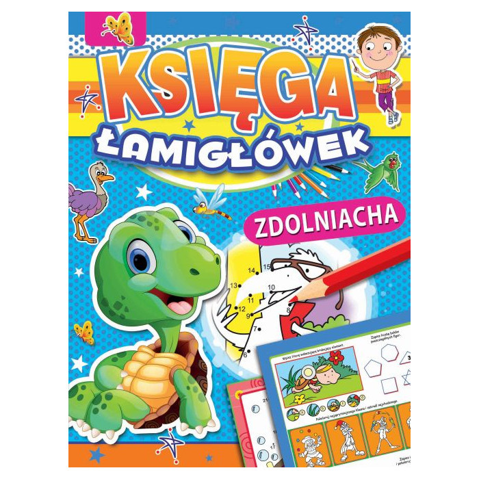Księga łamigłówek zdolniacha | Polska Półka