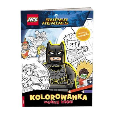 LEGO DC Comics Kolorowanka według kodu KKO-6450 | Polska Półka