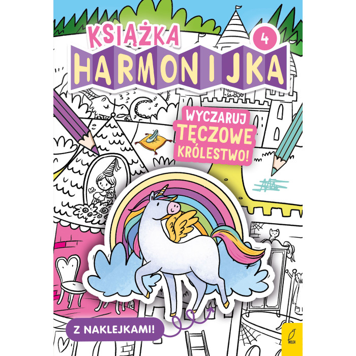 Wyczaruj tęczowe królestwo 4. Książka harmonijka | Polska Półka