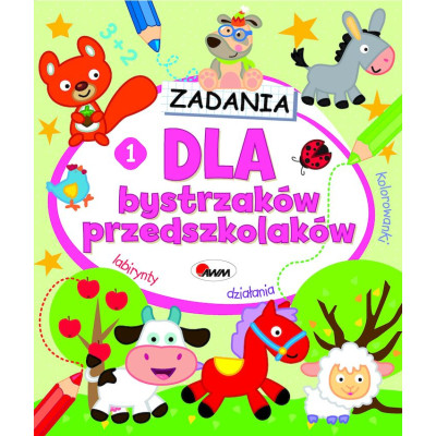 Zadania. Dla bystrzaków przedszkolaków 1 | Polska Półka