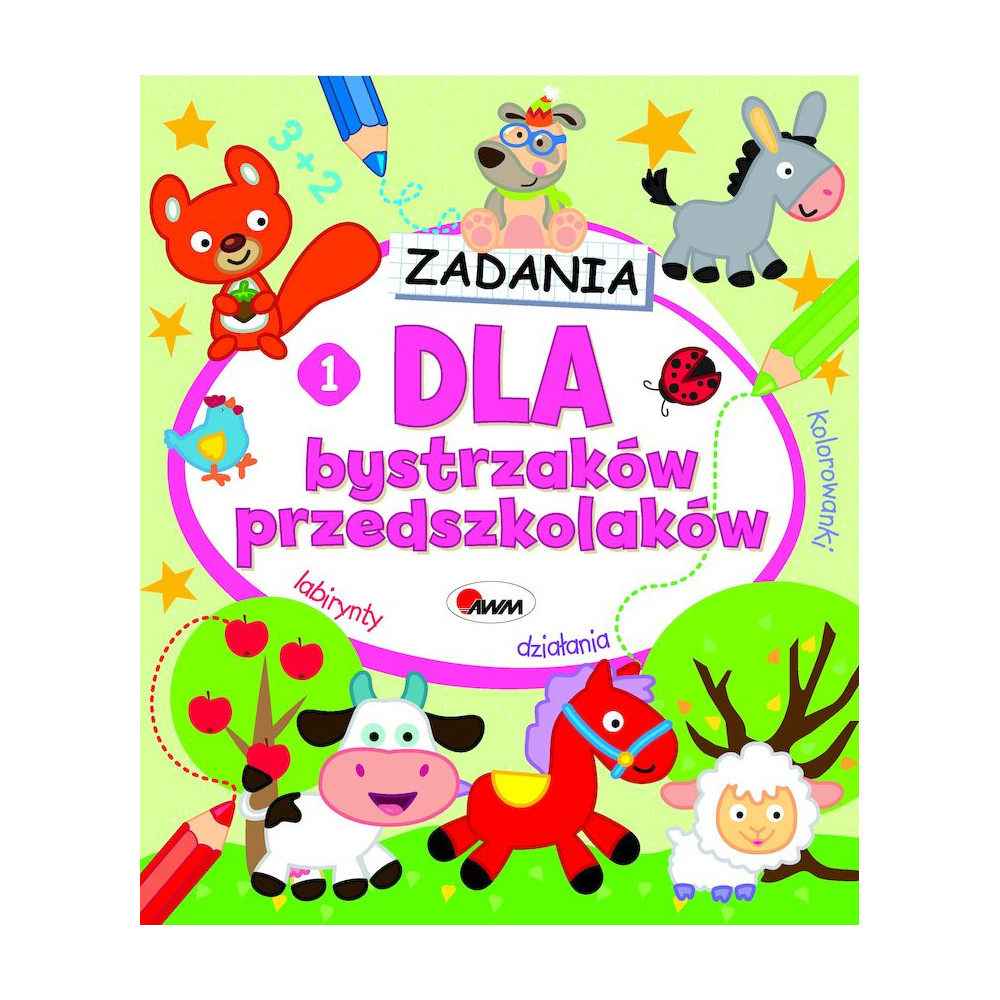 Zadania. Dla bystrzaków przedszkolaków 1 | Polska Półka