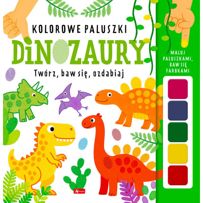 Dinozaury. Kolorowe paluszki | Polska Półka
