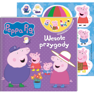 Wakacyjne przygody. Świnka Peppa. Opowiadania z naklejkami | Polska Półka