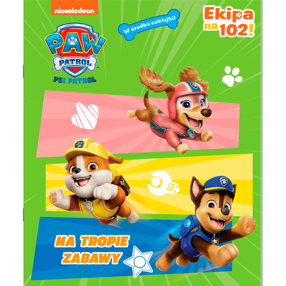 Na tropie zabawy! Psi Patrol. Activity z naklejkami | Polska Półka