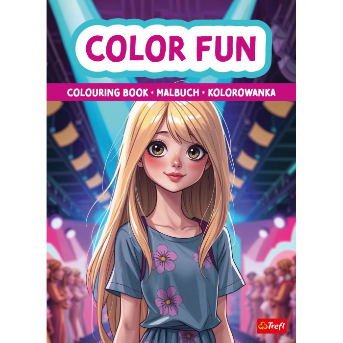 Modelki. Kolorowanka. Malbuch. Colouring book | Polska Półka