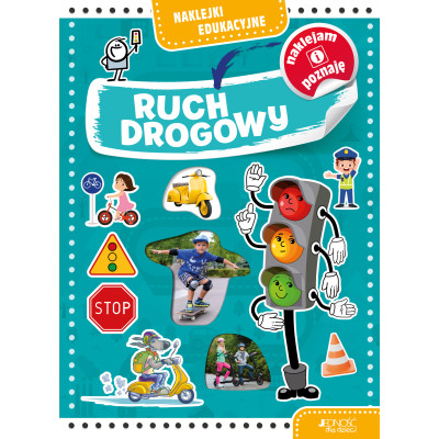 Ruch drogowy. Naklejki edukacyjne | Polska Półka