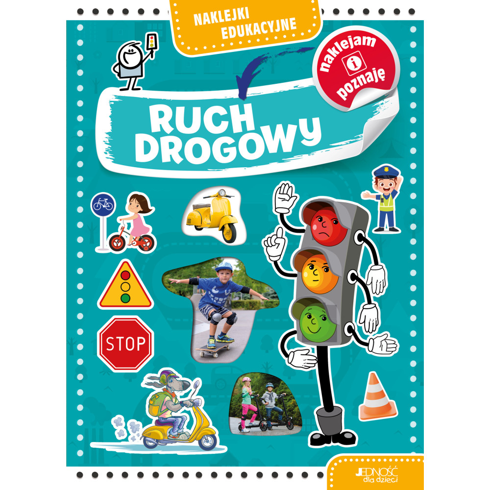Ruch drogowy. Naklejki edukacyjne | Polska Półka