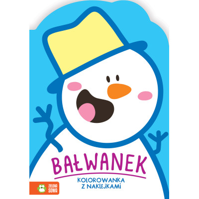 Bałwanek. Zimowe kolorowanie | Polska Półka