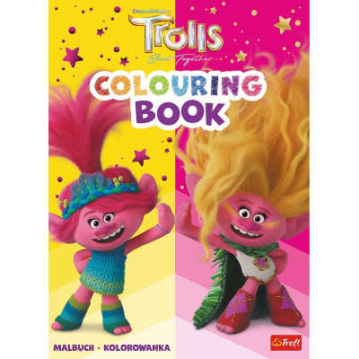 Trolle. Kolorowanka. Malbuch. Colouring book. Trolls | Polska Półka