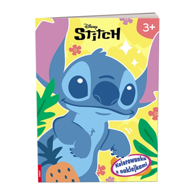 Disney Stich Kolorowanka z naklejkami NA-9141 | Polska Półka