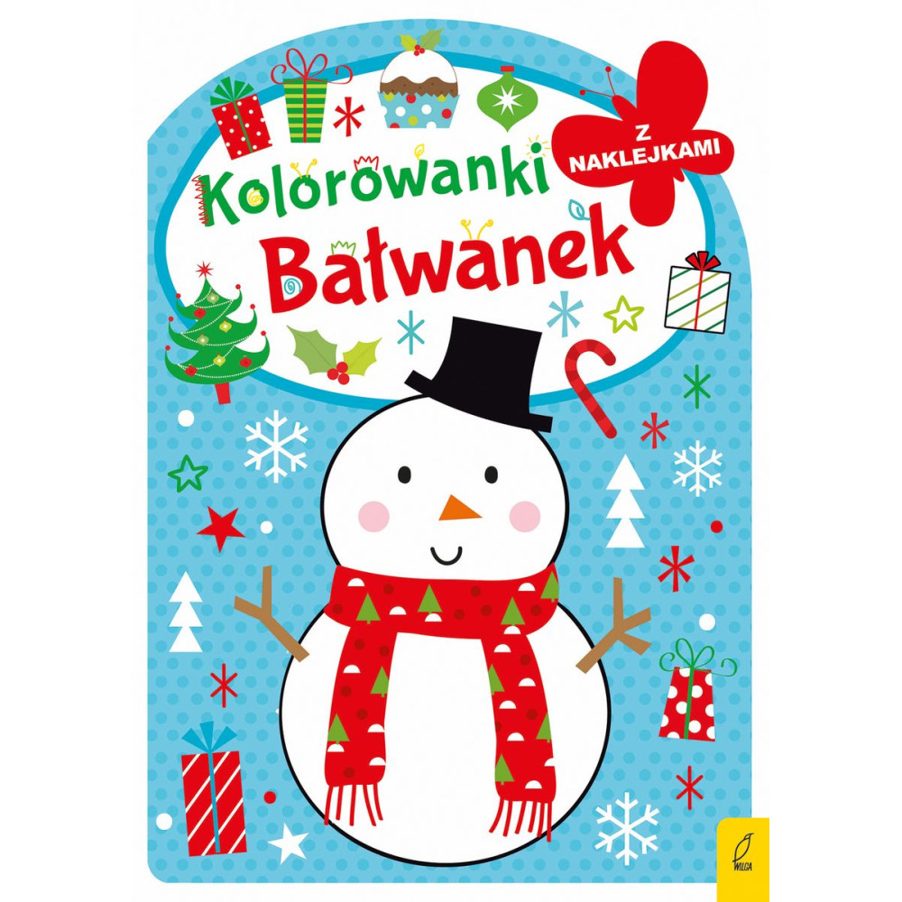 Bałwanek. Kolorowanka z wykrojnikiem | Polska Półka
