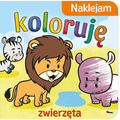 Zwierzęta. Naklejam koloruję | Polska Półka