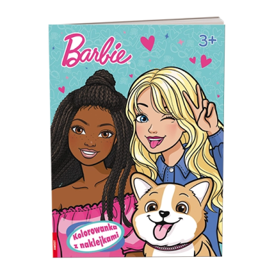 Mattel Barbie Kolorowanka z naklejkami NA-1112 | Polska Półka