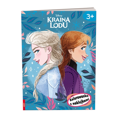 Disney Kraina Lodu Kolorowanka z naklejkami NA-9143 | Polska Półka