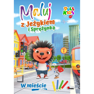 W mieście. Maluj z Jeżykiem i Sprężynką | Polska Półka