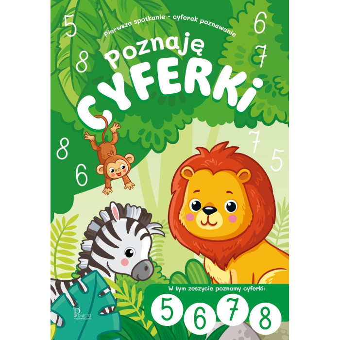 Poznaję cyferki. 5,6,7,8 | Polska Półka