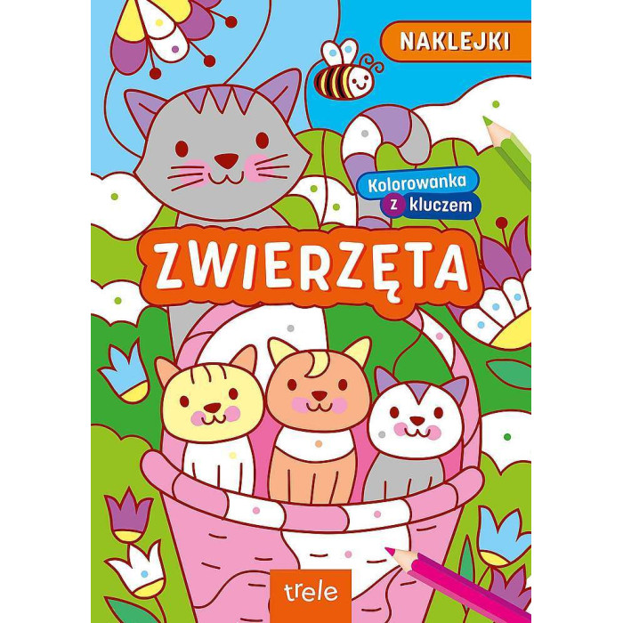 Kolorowanki z kluczem. Zwierzęta | Polska Półka