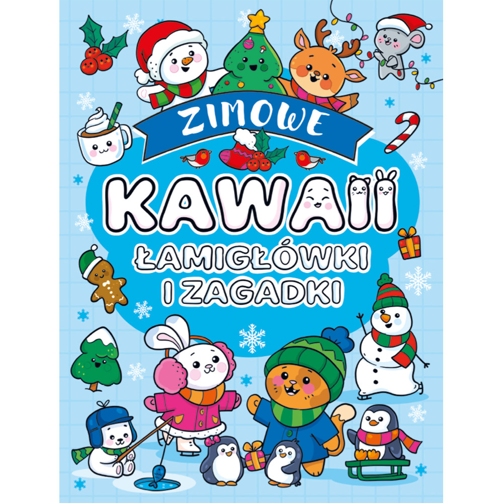 Kawaii. Zimowe. Łamigłówki i zagadki | Polska Półka