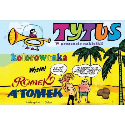 Tytus, Romek i A'Tomek. Kolorowanka 5 | Polska Półka